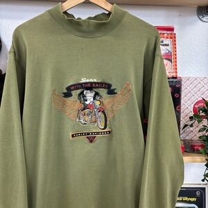90’s ACME  Taz Harley Davidson Long Sleeve